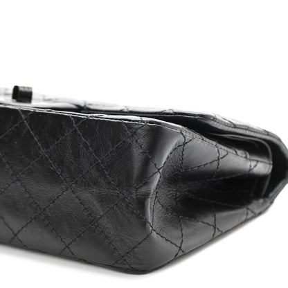 Chanel Aged Calfskin Quilted 2.55 Reissue 225 Flap So Black 10 of 11