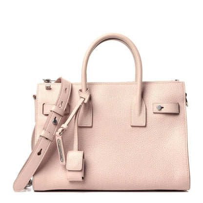 Saint Laurent Grained Calfskin Baby Sac De Jour Souple Marble Pink 1 of 12