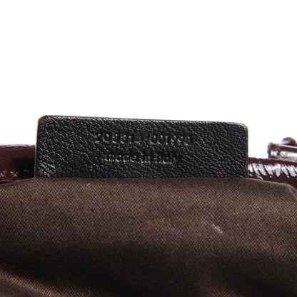 Saint Laurent Textured Patent Medium Easy Sac Brown 6 of 8
