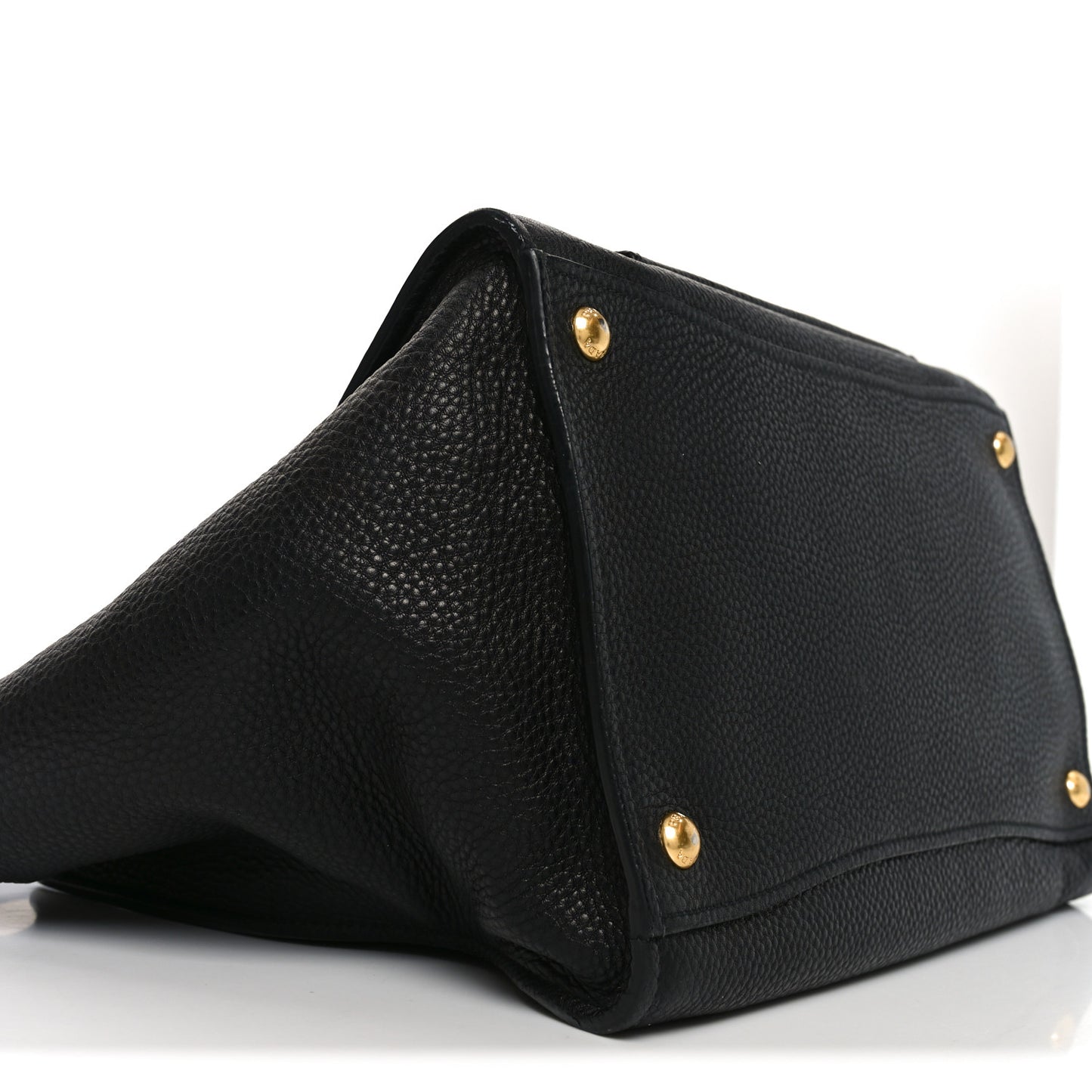 Vitello Phenix Shopping Tote Black