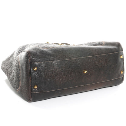 Gucci Guccissima New Pelham Large Shoulder Bag Dark Brown 4 of 8