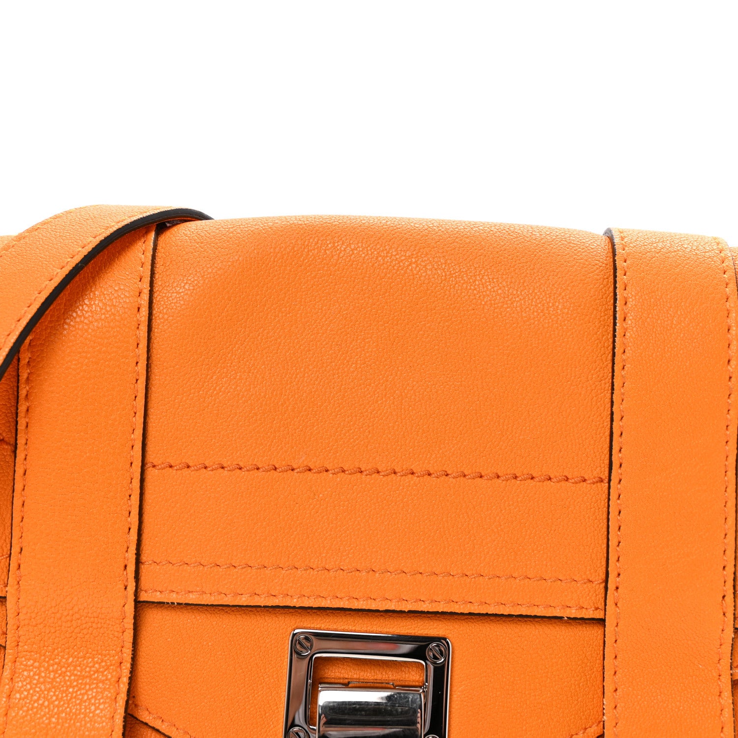 Proenza Schouler Lambskin PS1 Mini Crossbody Bag Marigold 8 of 10
