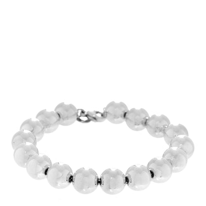 Tiffany Sterling Silver 10mm HardWear Ball Bracelet 1 of 6