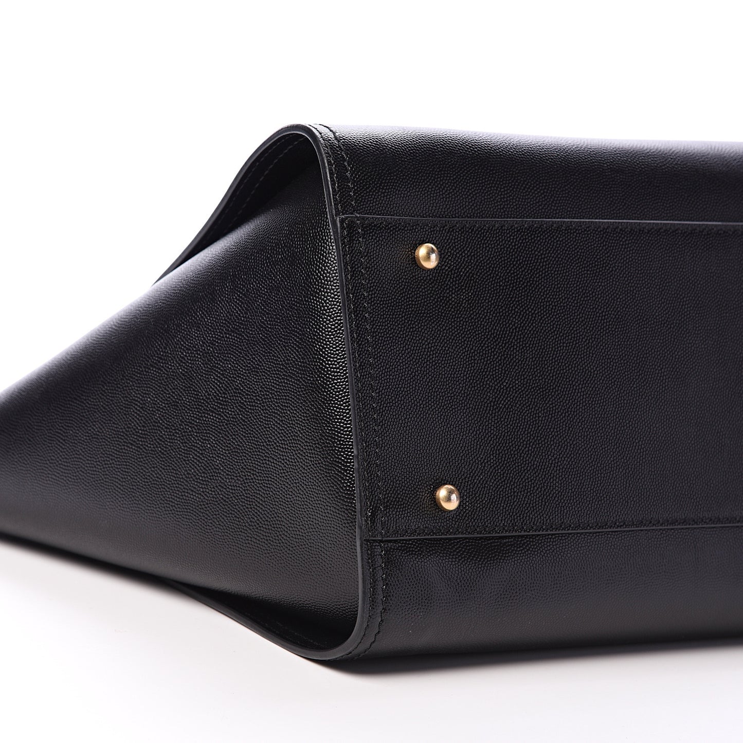Caviar Medium Studded Deauville Tote Black