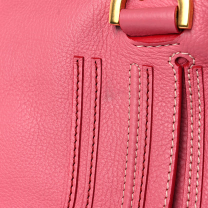 Chloe Calfskin Small Marcie Satchel Coral Pop 18 of 20