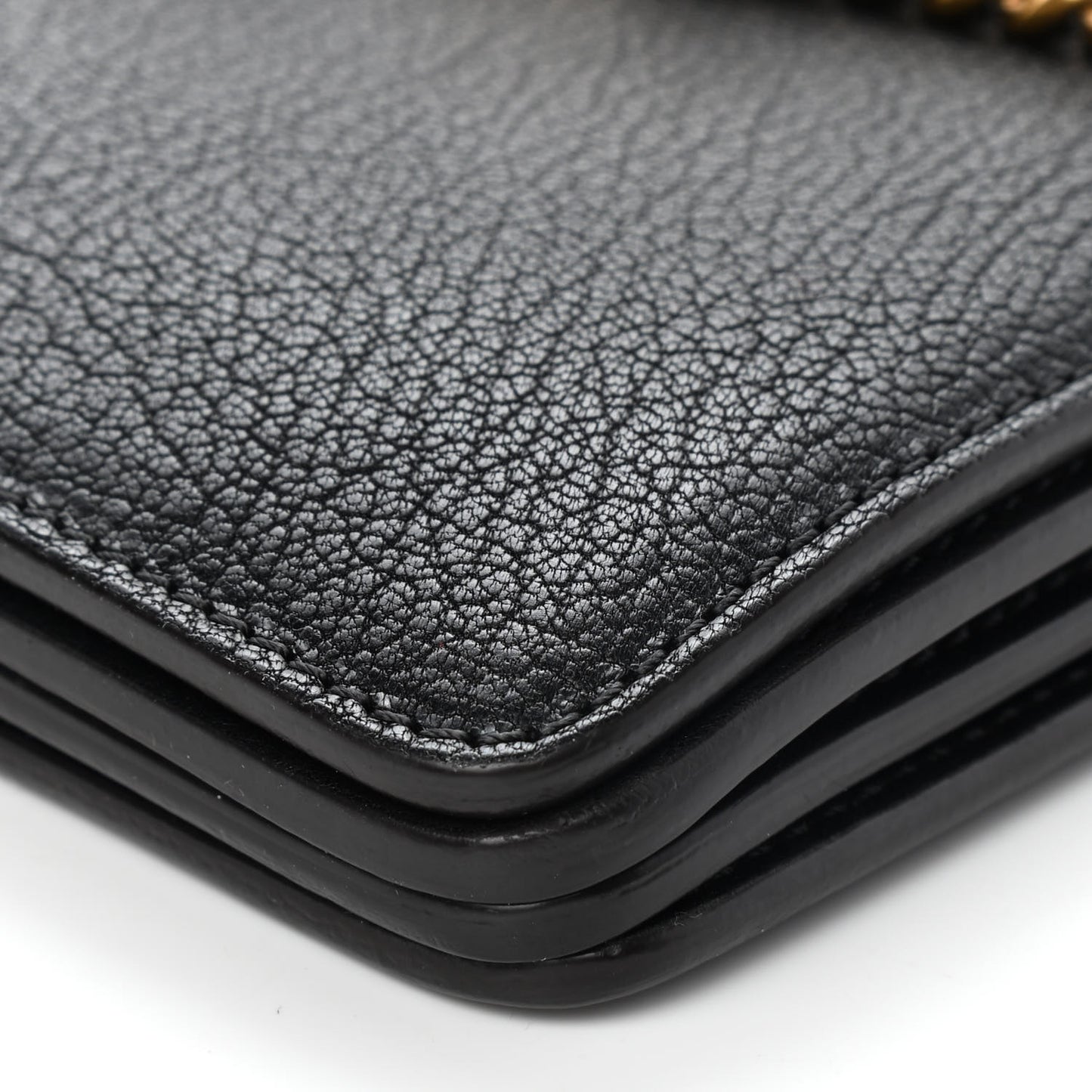 Calfskin Medium Faye Shoulder Bag Black