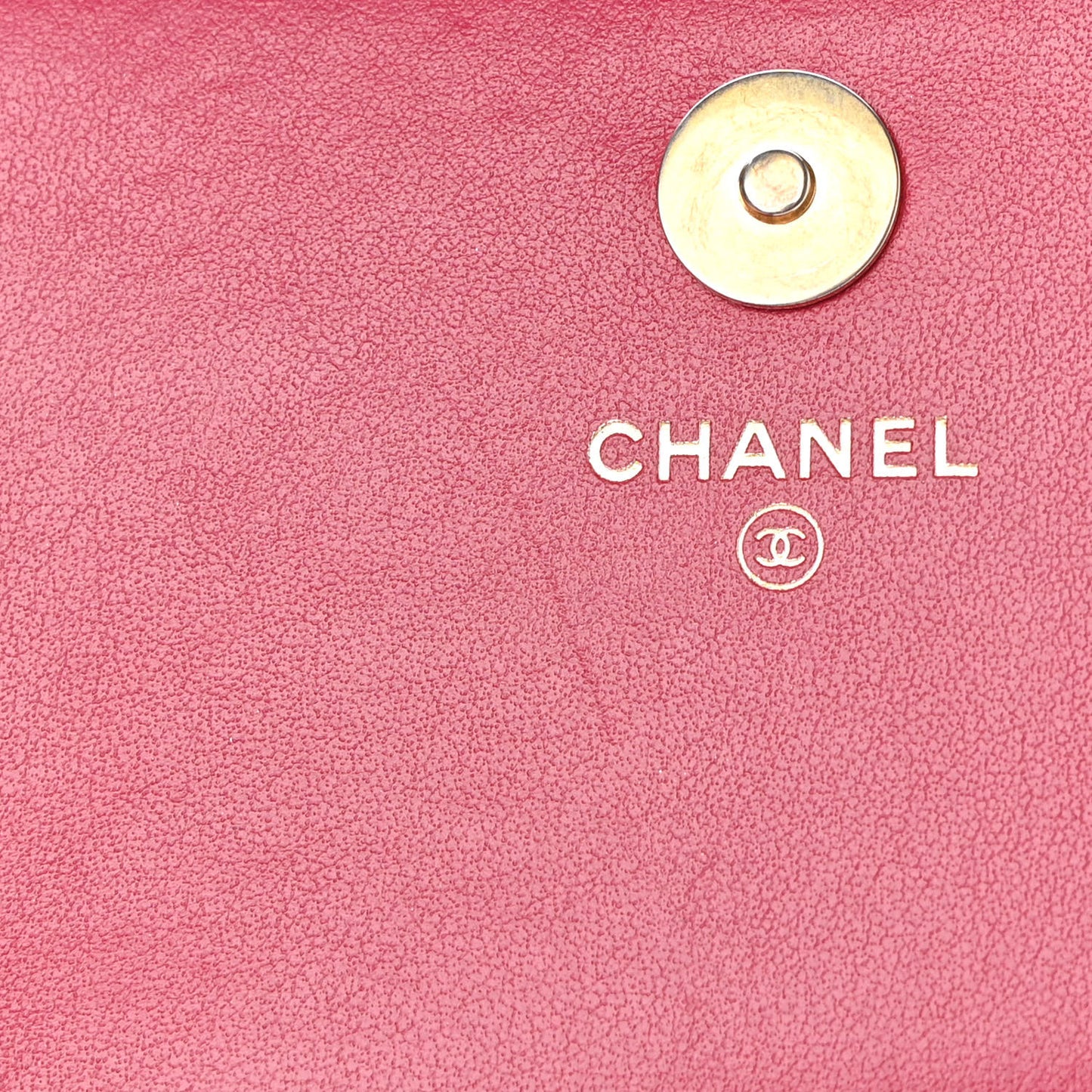 Velvet Quilted Camellia Velvet Flap Coin Purse With Chain Fuchsia