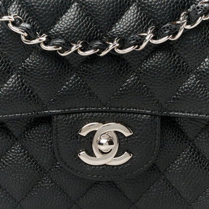 Chanel Caviar Quilted Medium Double Flap Black 9 of 11