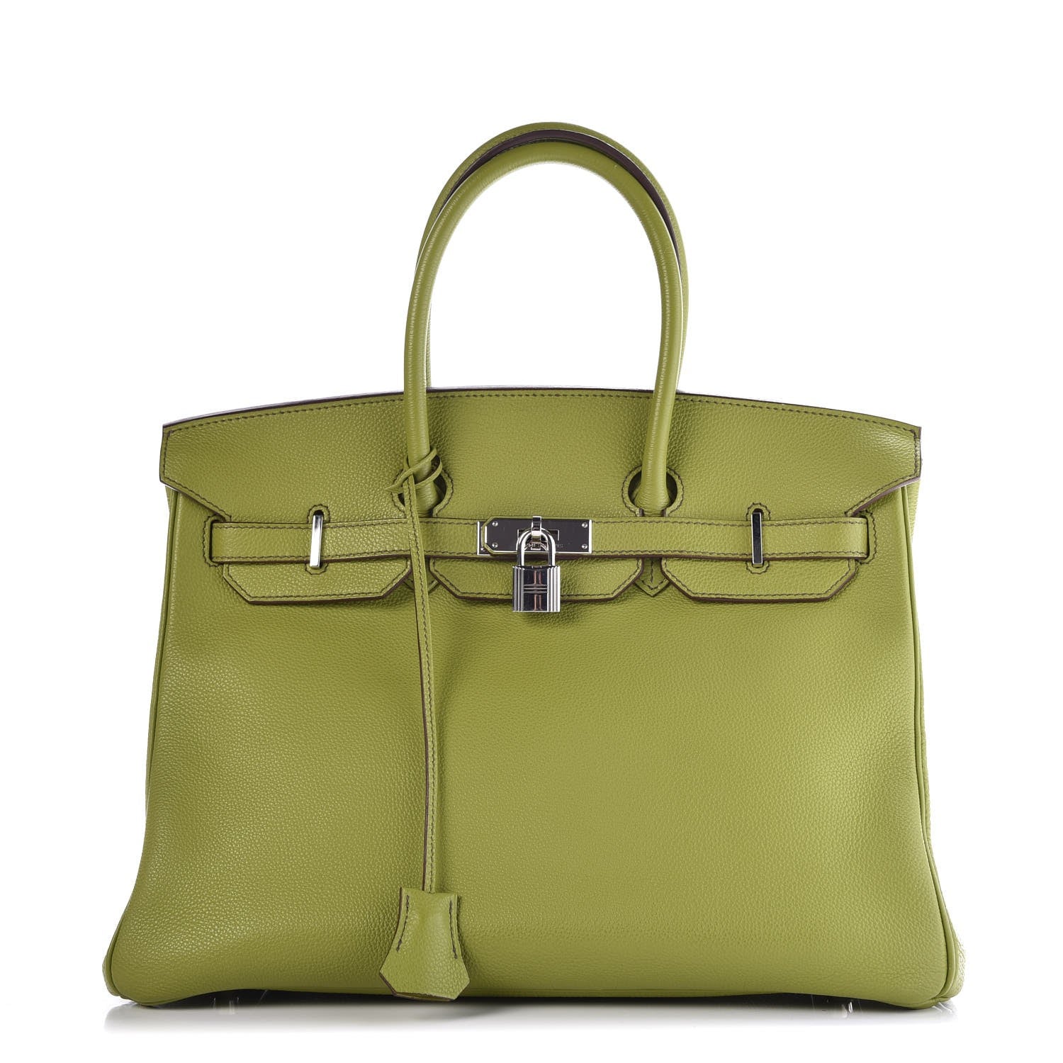 Hermes Togo Birkin 35 Vert Anis 1 of 41