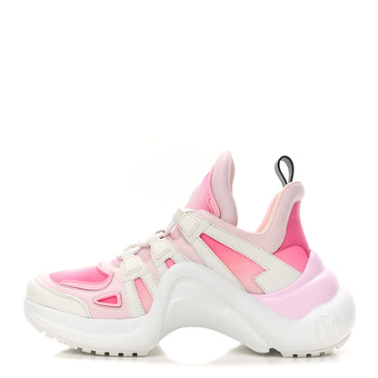 Louis Vuitton Calfskin Technical Nylon LV Archlight Sneaker 39 Rose Clair 1 of 9