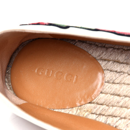 Gucci Nappa Ophelia Espadrilles 37 Mystic White 9 of 10