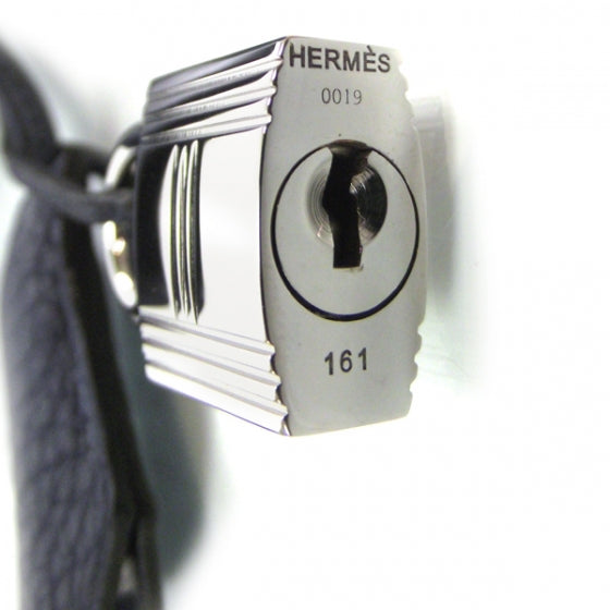 Hermes Taurillon Clemence Birkin 30 Navy 10 of 12