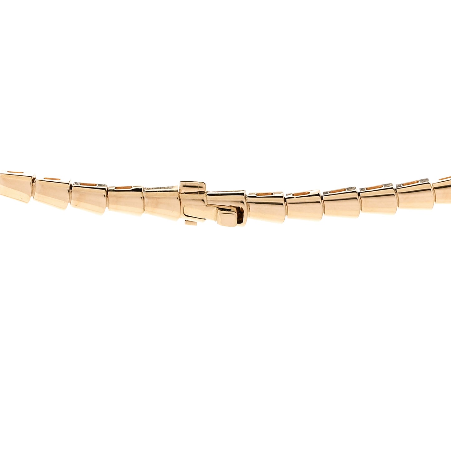 18K Yellow Gold Serpenti Viper Choker Necklace