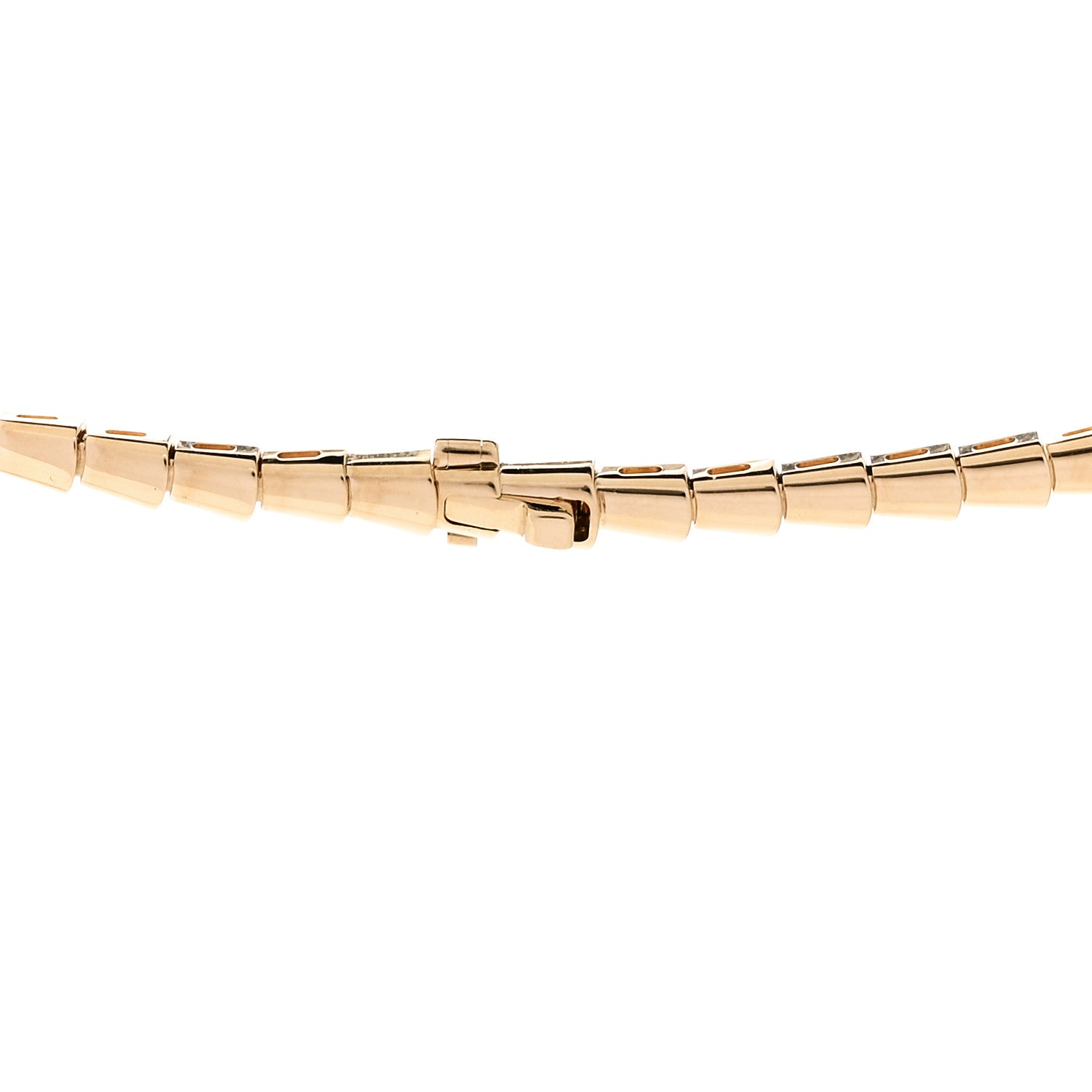 Bulgari 18K Yellow Gold Serpenti Viper Choker Necklace 5 of 6