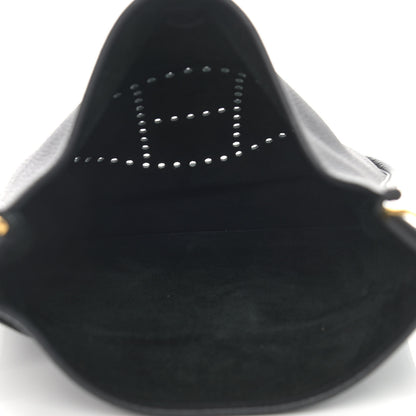 Hermes Taurillon Clemence Evelyne III PM Black 5 of 9