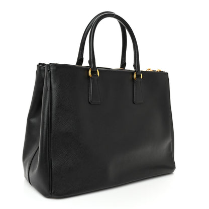 Prada Saffiano Large Galleria Double Zip Tote Black 3 of 14