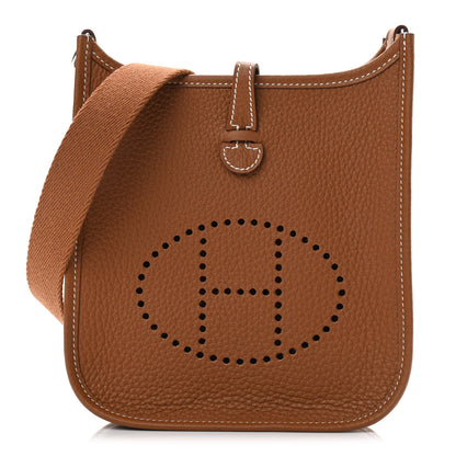 Hermes Taurillon Clemence Evelyne TPM Gold 1 of 11