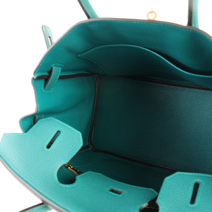 Hermes Togo Birkin 30 Malachite 22 of 28