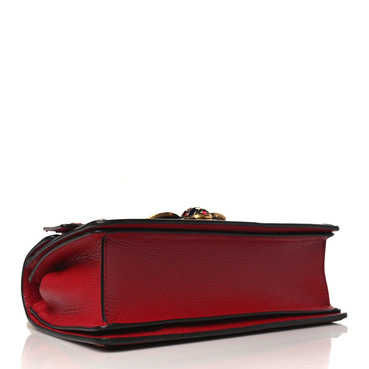 GG Supreme Monogram Small Queen Margaret Top Handle Bag Red