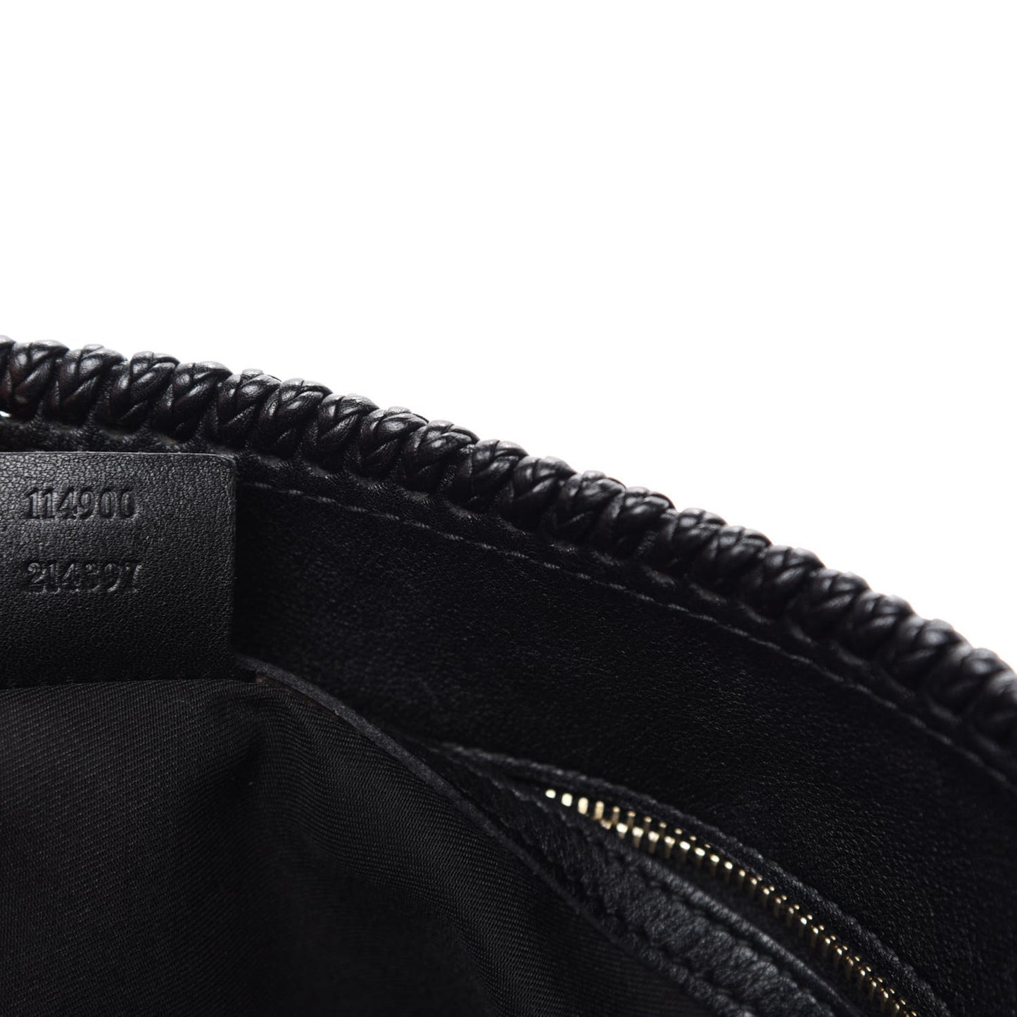 Calfskin Large Horsebit Chain Hobo Black