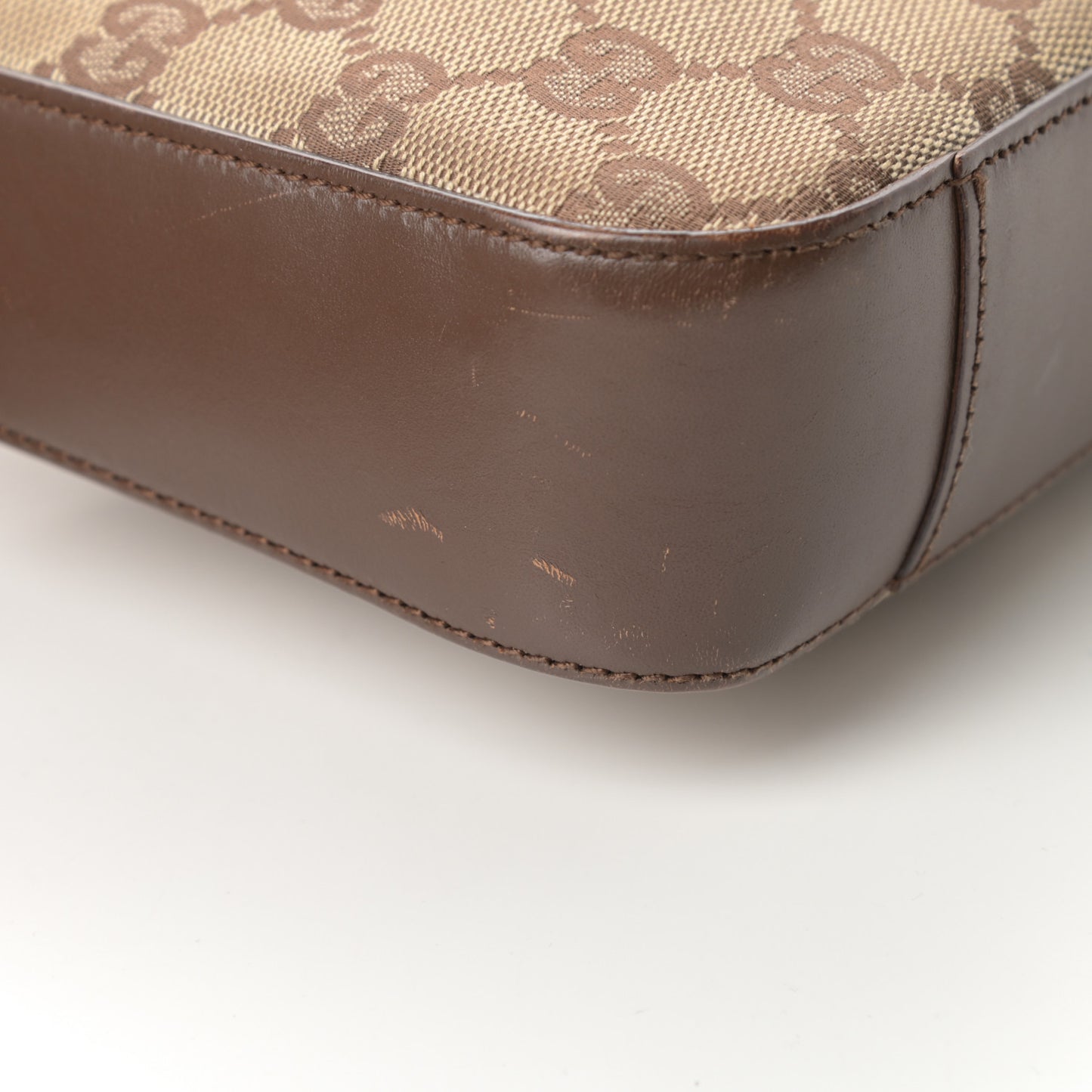 Monogram GG Clasp Hobo Brown