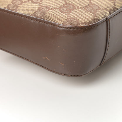 Gucci Monogram GG Clasp Hobo Brown 12 of 14