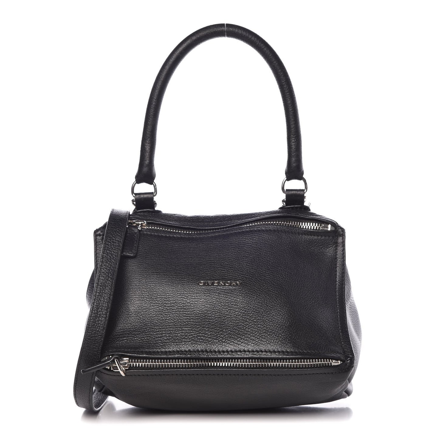 Sugar Goatskin Small Pandora Black