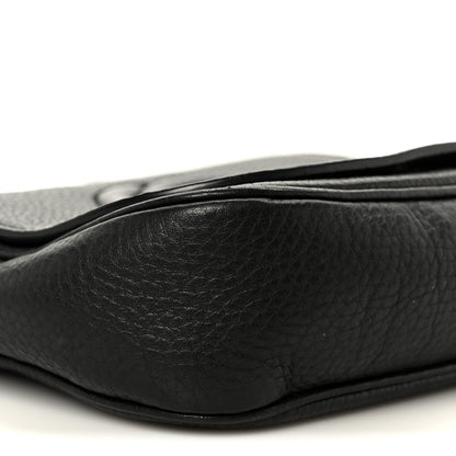 Gucci Pebbled Calfskin Small Soho Flap Crossbody Black 10 of 11