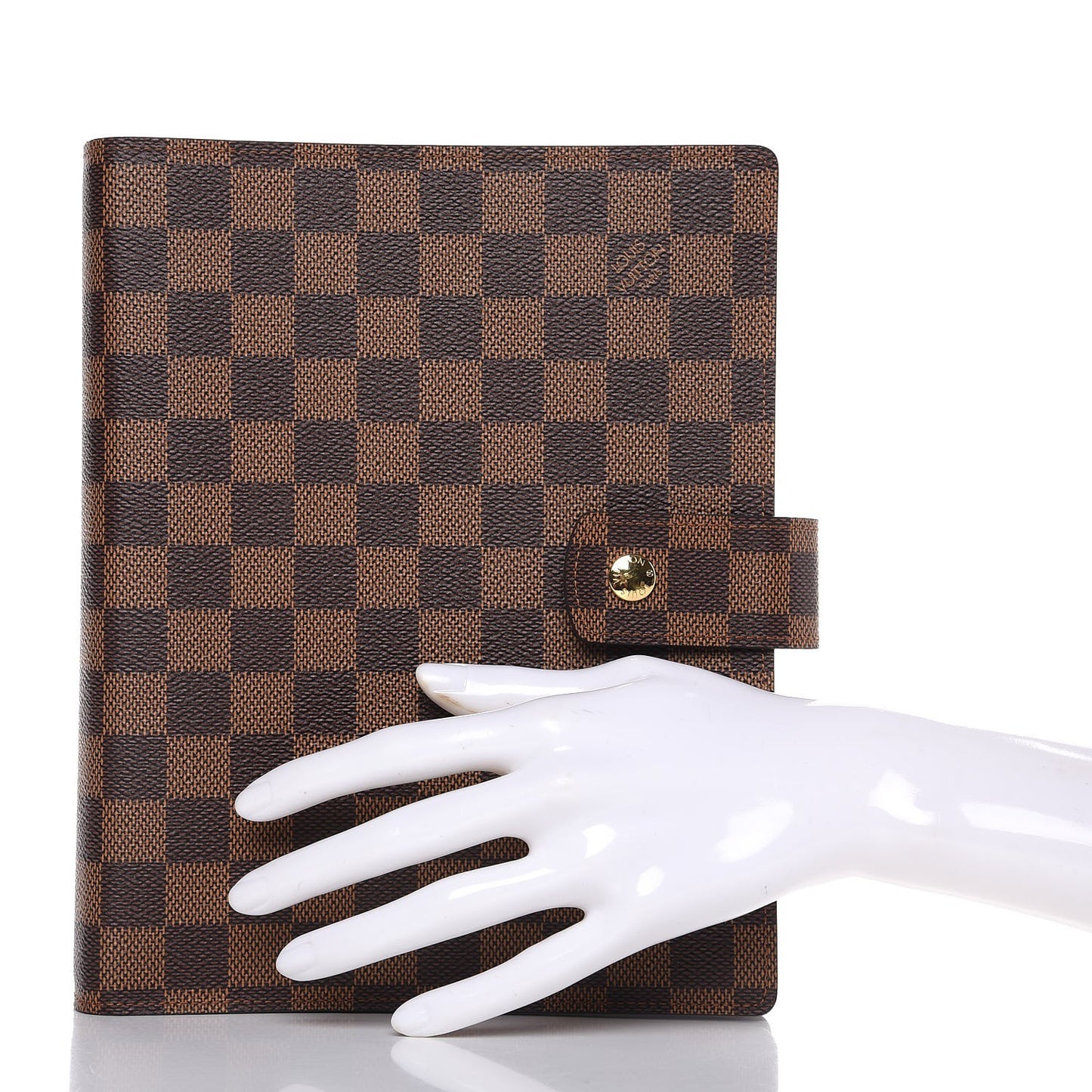 Damier Ebene Large Ring Agenda Cover