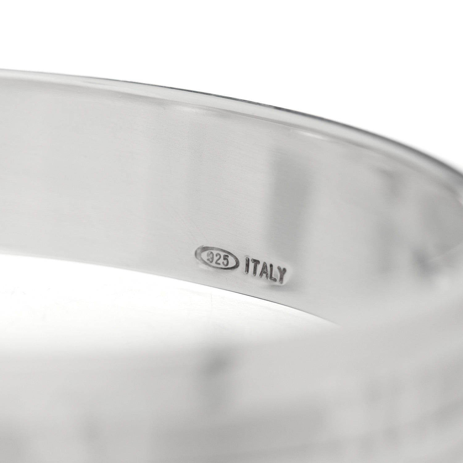 Tiffany Sterling Silver Atlas Bangle Bracelet 5 of 5