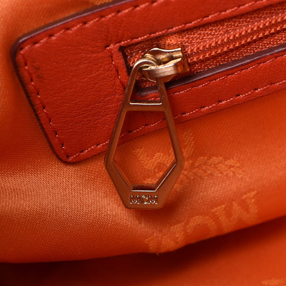 MCM Calfskin Ottomar Monogram Tote Orange 10 of 18
