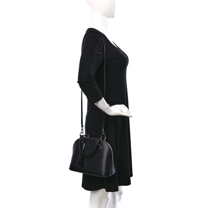 Louis Vuitton Epi Alma BB Black 2 of 11