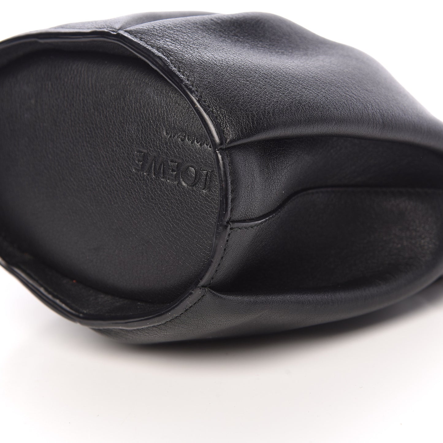 Calfskin Mini Elephant Crossbody Bag Black