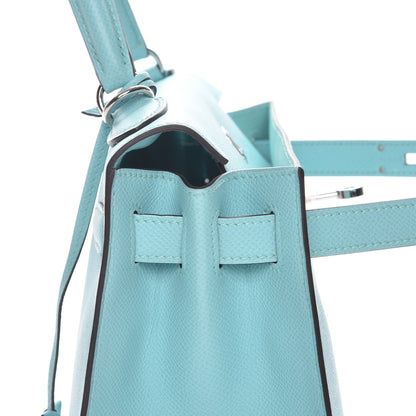 Hermes Epsom Kelly Sellier 28 Bleu Atoll 16 of 30