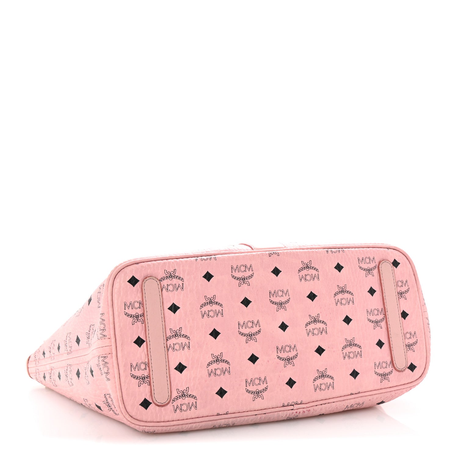 MCM Visetos Medium Liz Reversible Shopper Tote Soft Pink 5 of 10
