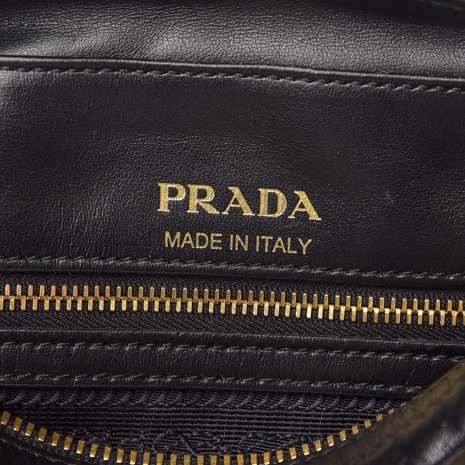 Prada Soft Calfskin Diagramme Camera Bag Black 6 of 9