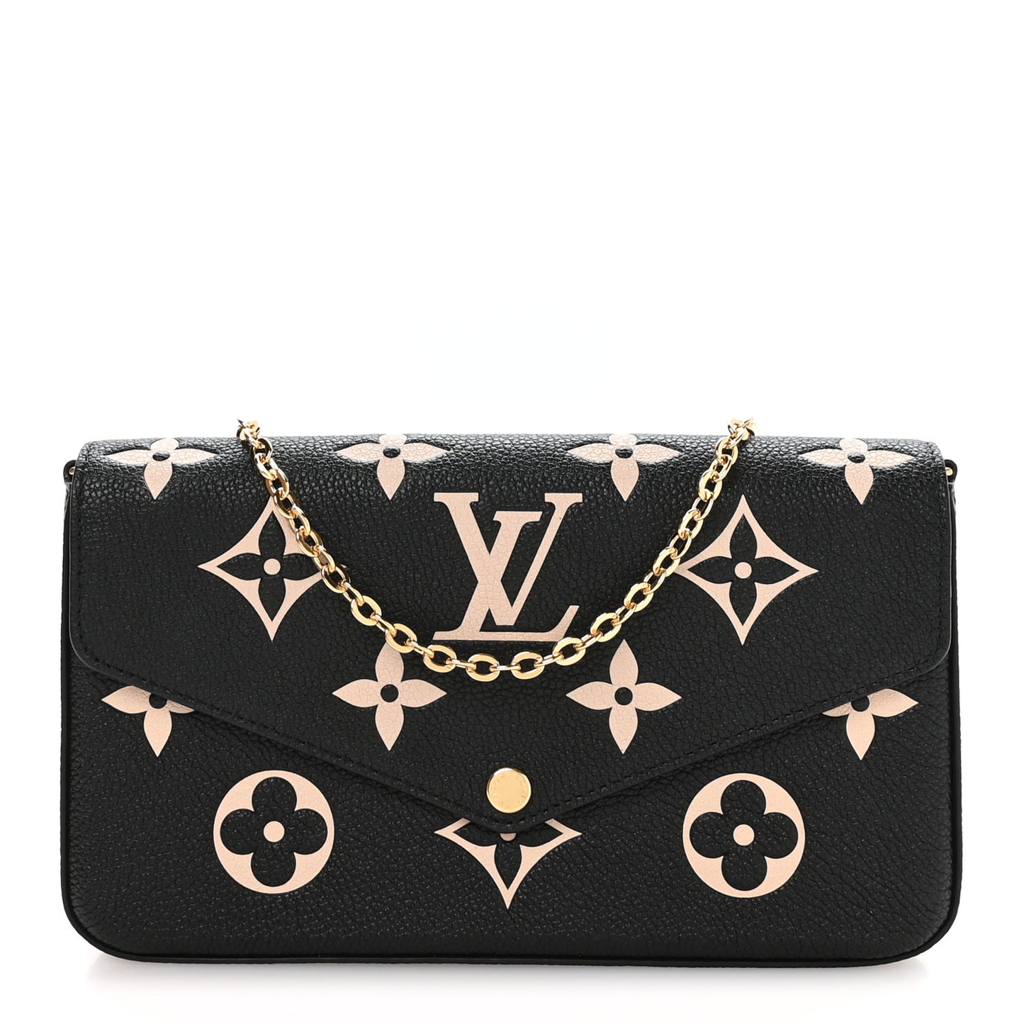 Empreinte Monogram Giant Felicie Pochette Black Beige