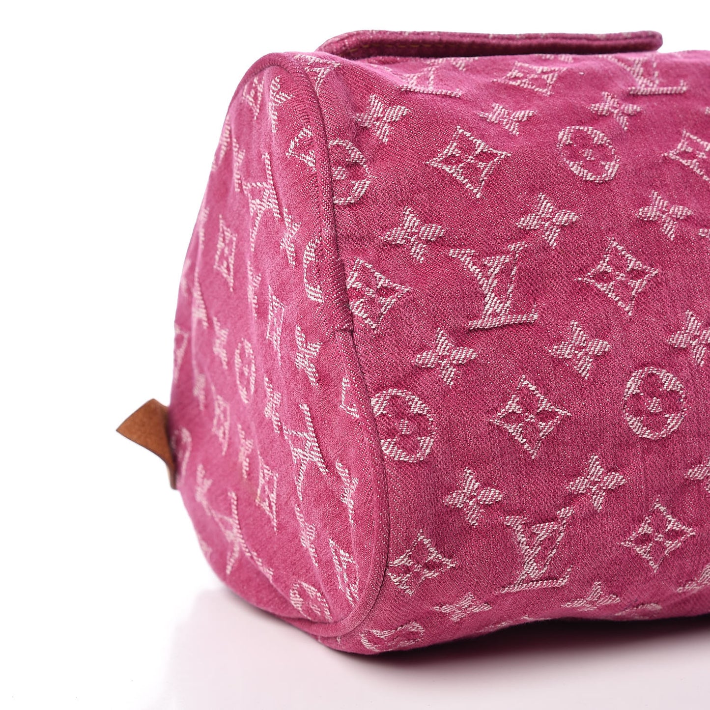 Monogram Denim Neo Speedy Fuchsia