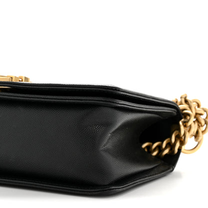 Chanel Caviar Quilted Medium Boy Flap Black 9 of 12