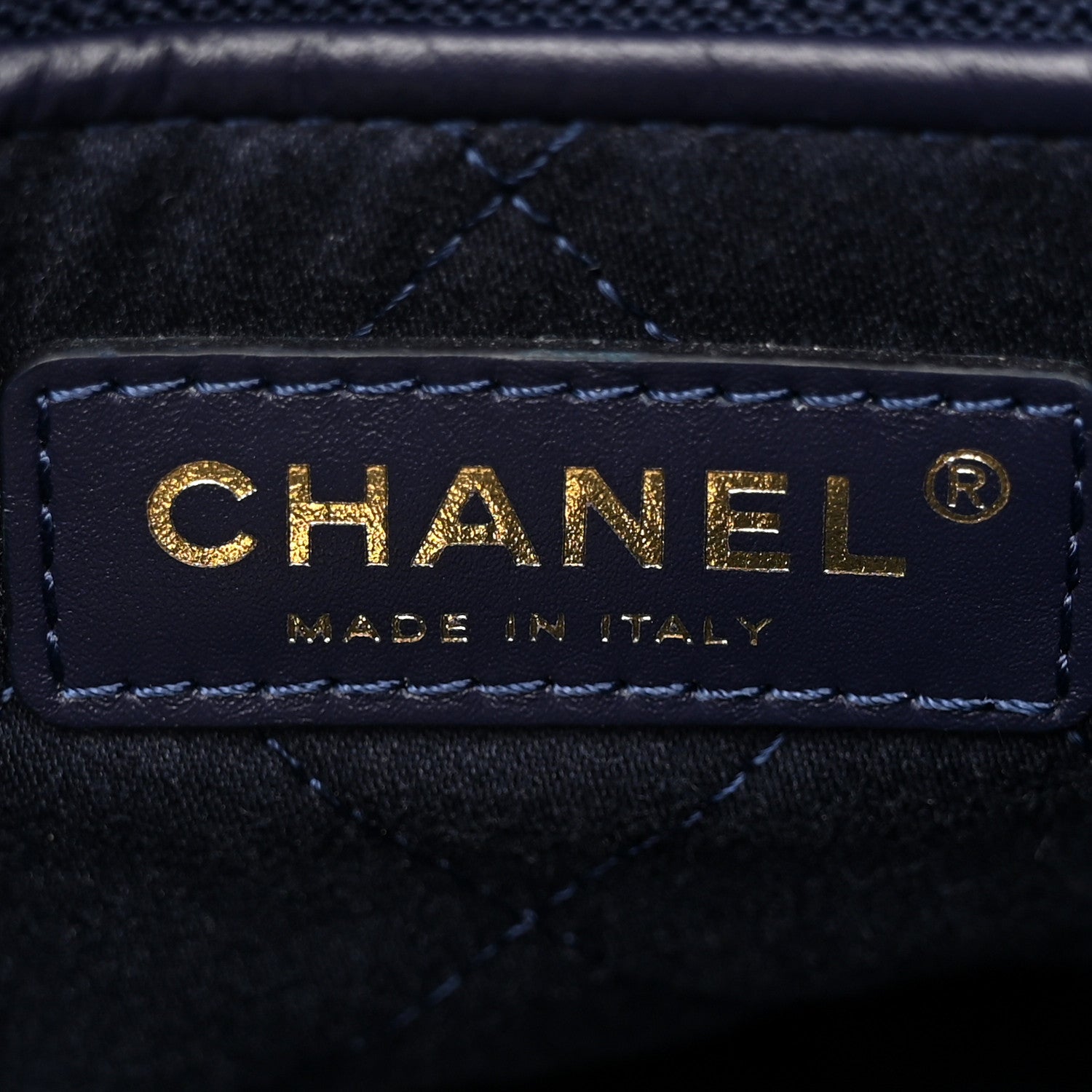 Chanel Shiny Caviar Quilted Small Chanel 22 Dark Blue 6 of 11