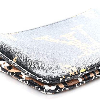 Louis Vuitton Monogram Giant Jungle Pochette Double Zip Black 9 of 10