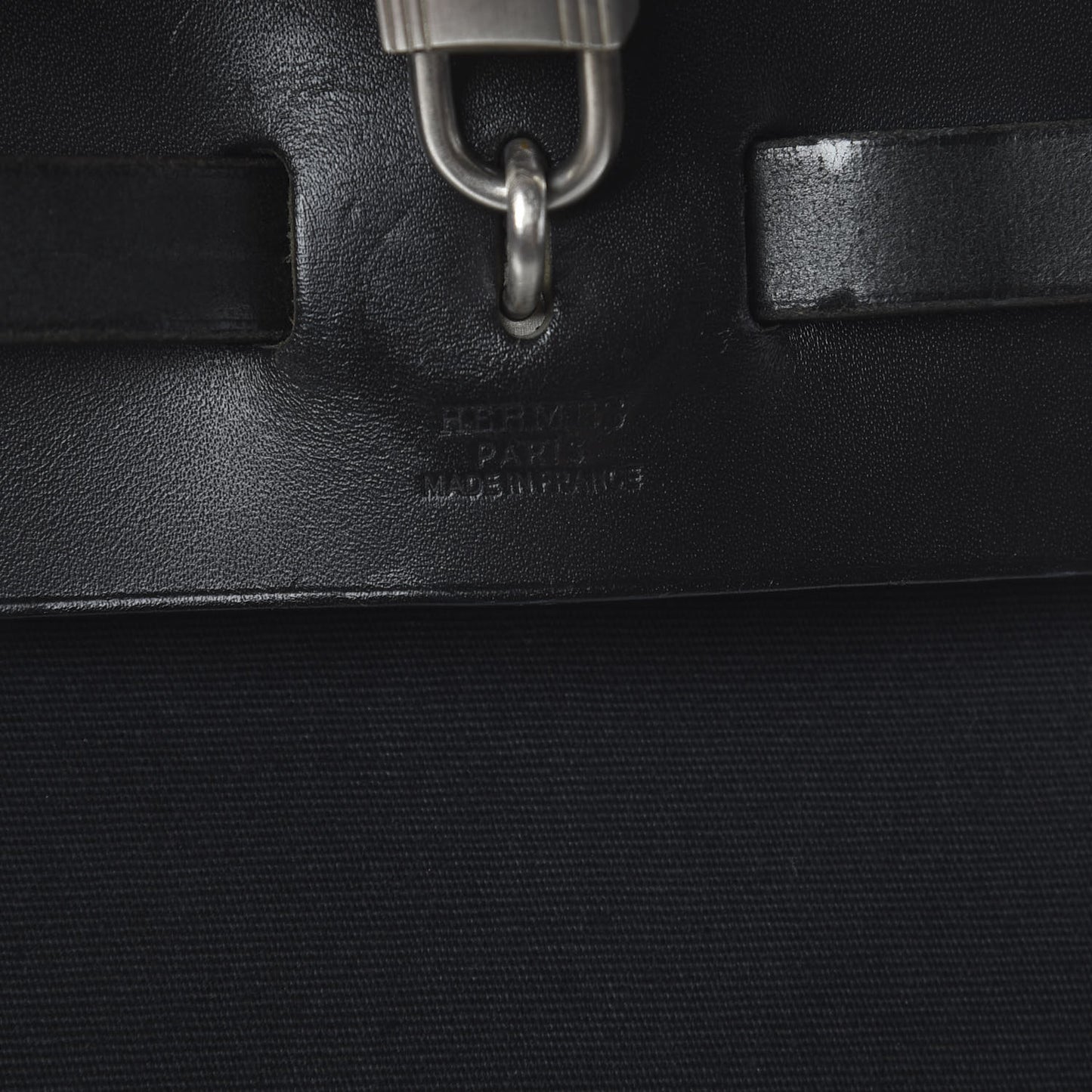 Toile Vache Calfskin Herbag 39 MM Black