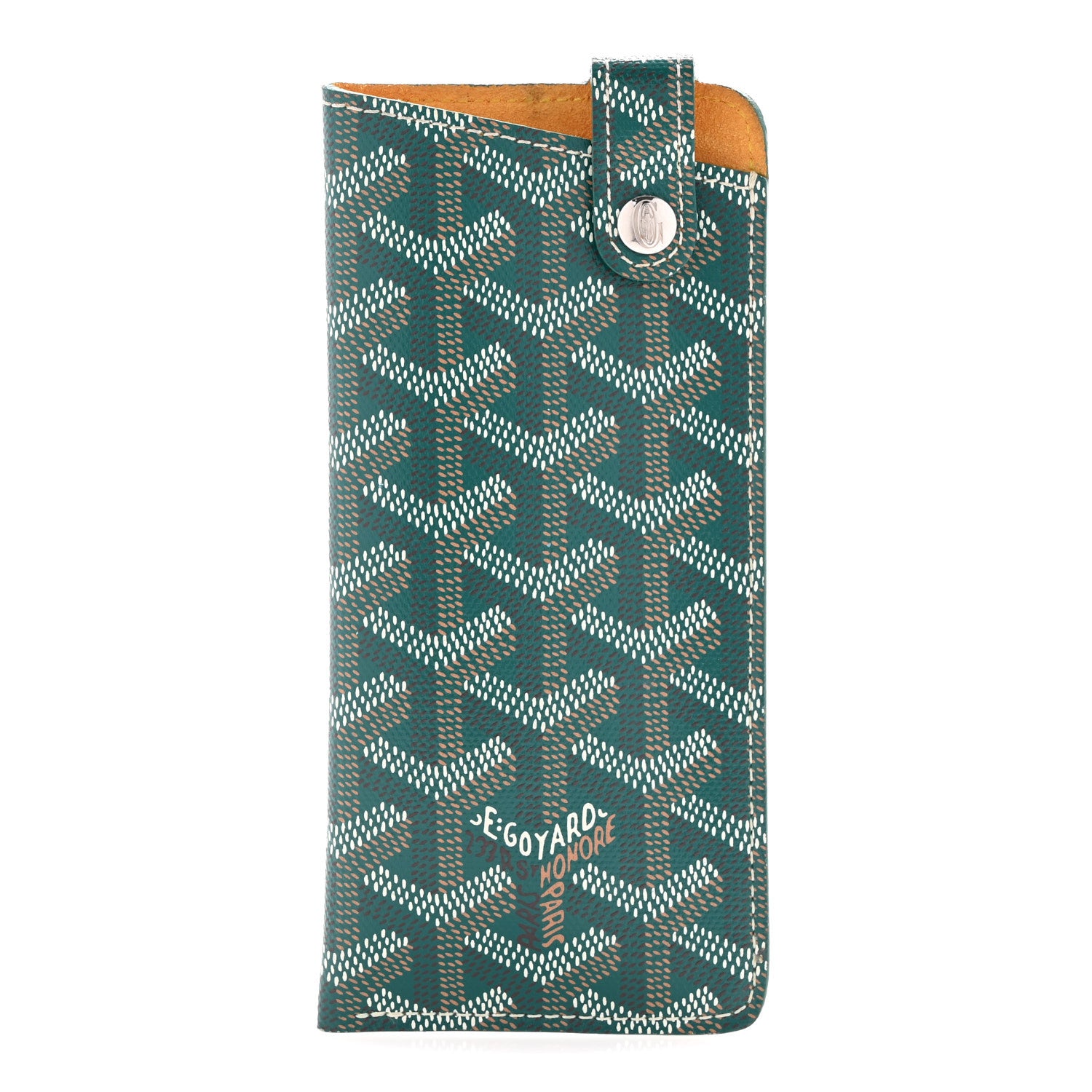 Goyard Goyardine Montmartre Glasses Case Green 1 of 10