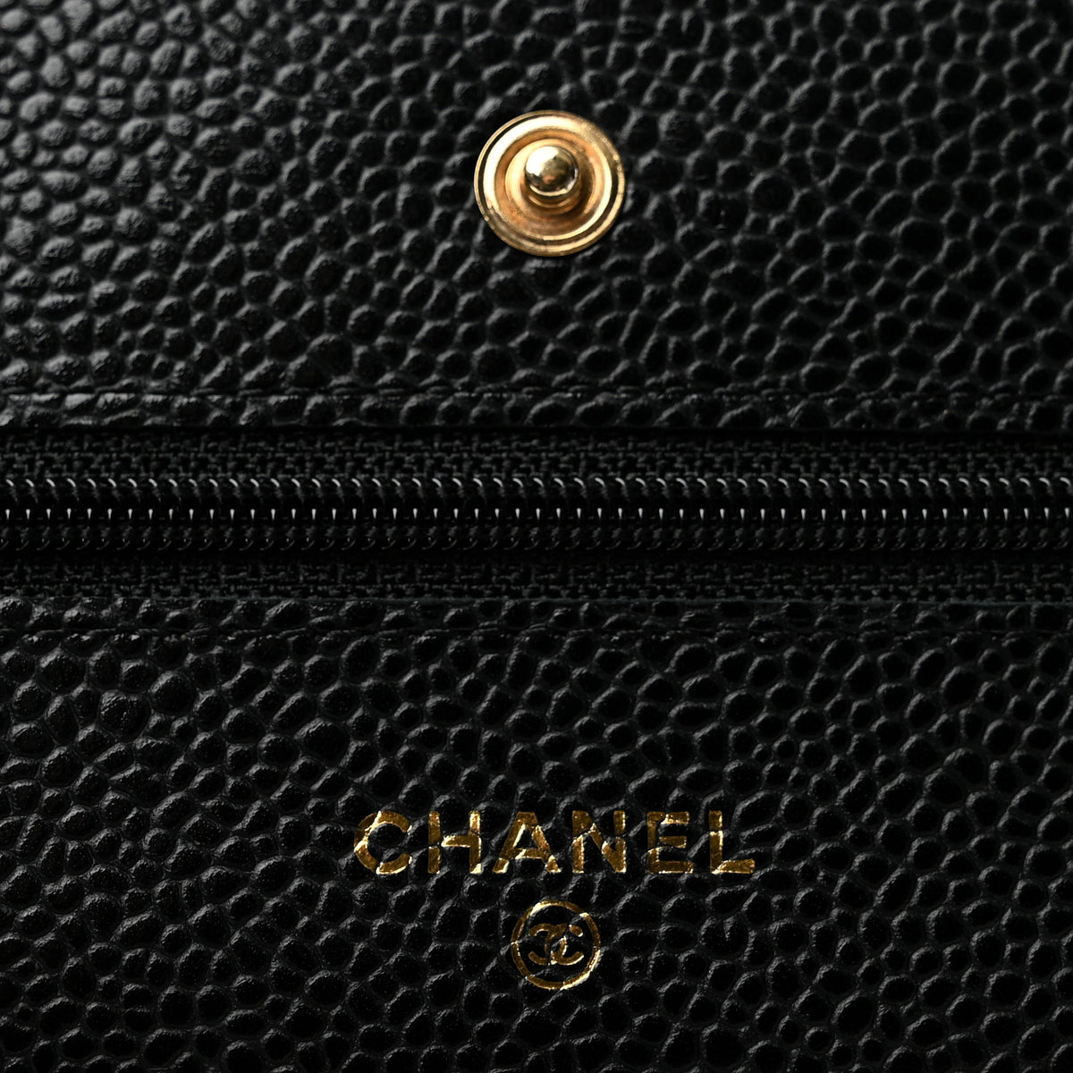 Chanel Caviar Quilted Wallet on Chain WOC Black 6 of 14