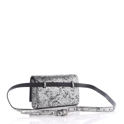 Saint Laurent Metallic Calfskin Monogram Kate Belt Bag Silver 2 of 11