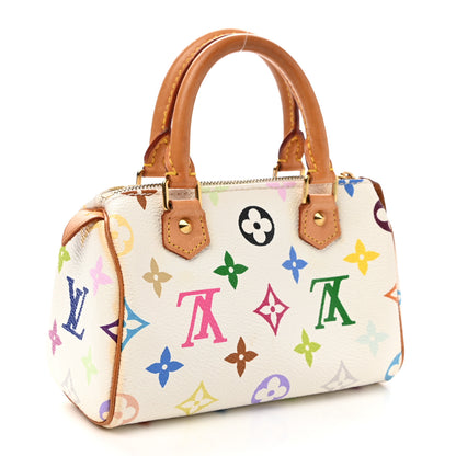 Louis Vuitton Monogram Multicolor Mini Sac HL Speedy White 3 of 9