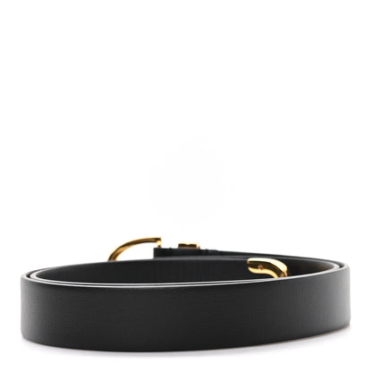 Khaite Calfskin Bambi Belt 80 32 Black 2 of 6