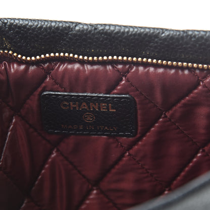 Chanel Caviar Quilted CC Beauty Clutch Black 7 of 10