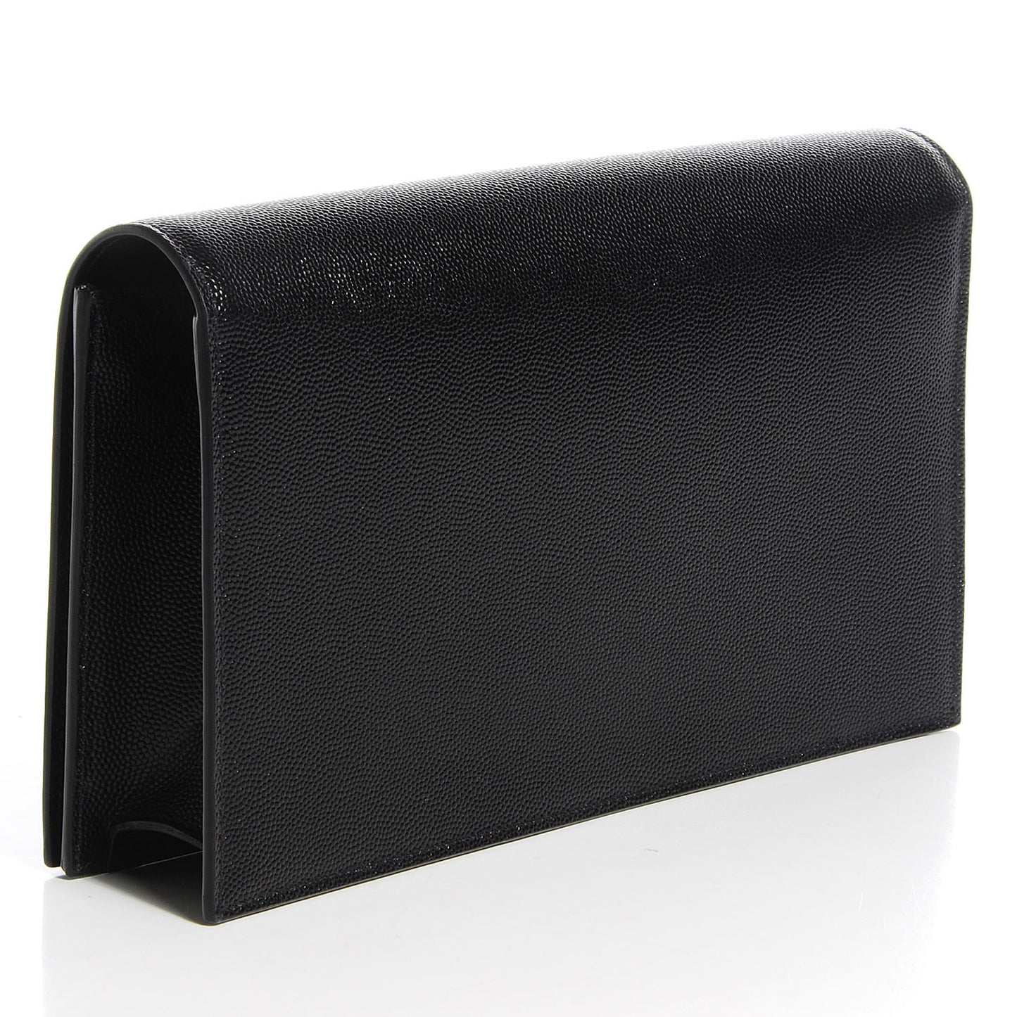 Grain De Poudre Classic Monogram Clutch Nero Black