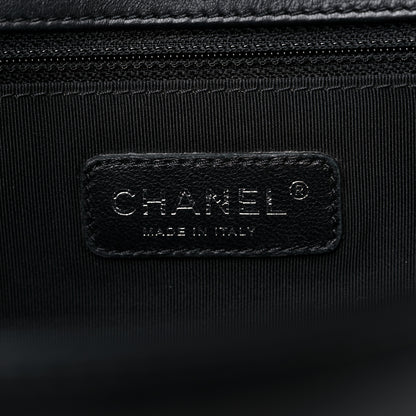 Chanel Calfskin Quilted Large Boy Flap Black 6 of 10